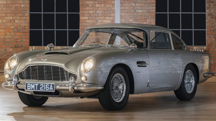 Here’s Your Chance To Buy One Of The Stunt Aston Martin DB5’s From “No Time To Die”