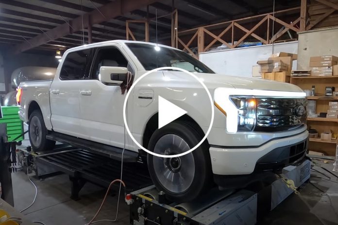 New Ford F-150 Lightning EV Finally Strapped To A Dyno