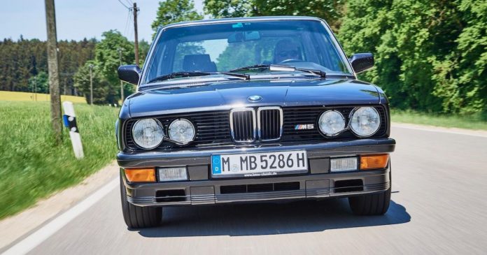 We drove the first BMW M5, and it's still brilliant