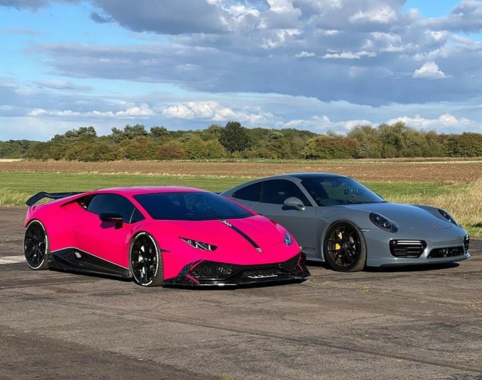 1,000 BHP Lambo Runs the Quarter-Mile Against a 1,200 BHP Porsche, Defeat Is Dire