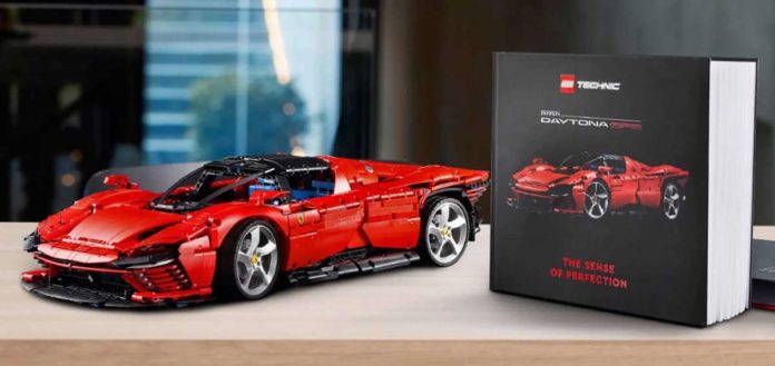 Lego Technic Ferrari Daytona SP3 set officially announced with limited edition coffee table book - paultan.org