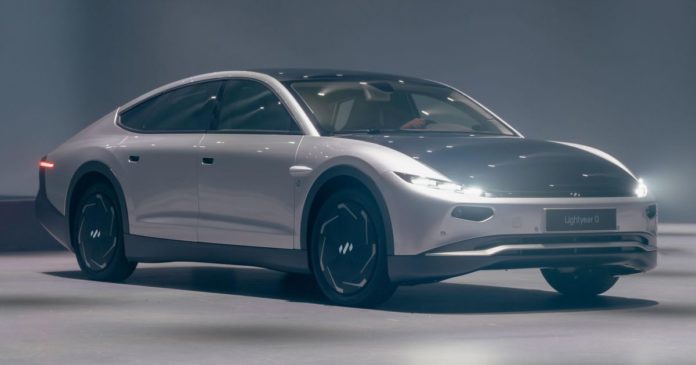 Lightyear solar-powered EV enters production