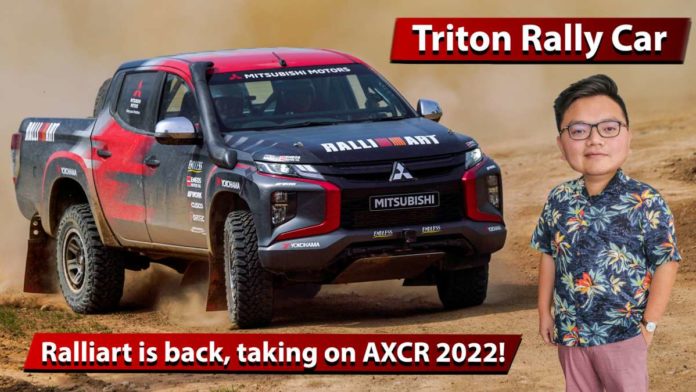 Mitsubishi Triton Rally Car - Ralliart-prepped but near-stock Triton pick-up gunning for AXCR 2022 victory! - paultan.org