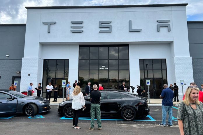 Tesla story in Brandon Mississippi