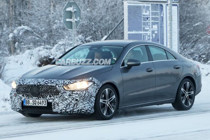 2024 Mercedes-Benz CLA Spotted With Minor Facelift