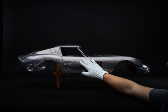 Amalgam Collection Unveils Its 1:4 Scale Ferrari 250 GTO Hammered Aluminum Body Sculpture