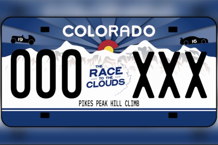 Colorado's Epic New License Plates Honor The Pikes Peak Hill Climb