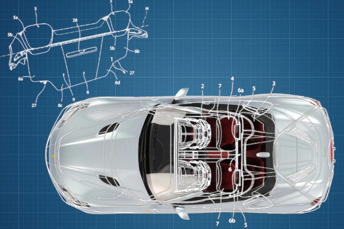 Ferrari Develops Fold-Out Rear Seats That Turn 4-Seat Convertibles Into 2-Seat Sports Cars