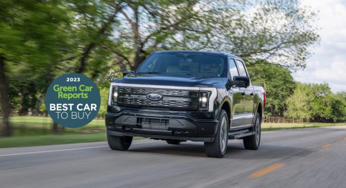 Ford F-150 Lightning: Green Car Reports Best Car To Buy 2023 