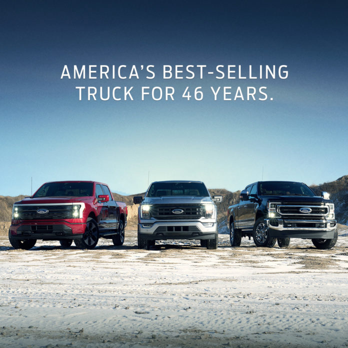 Ford F-Series Retains Title Of Best-Selling Truck For 46th Consecutive Year 