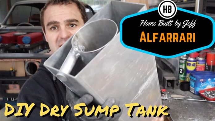 The Alfarrari Project: How To Build Your Own Dry Sump Oil Tank!