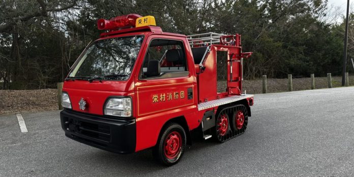 1996 Honda Acty Crawler Fire Truck Is Today's Bring a Trailer Auction Pick