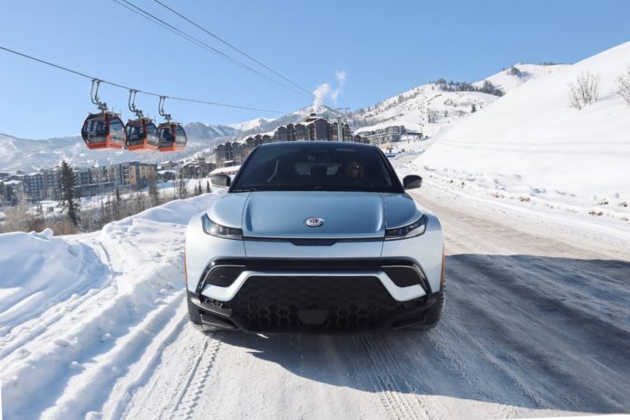 Fisker Ocean winter test drive 1-31-23