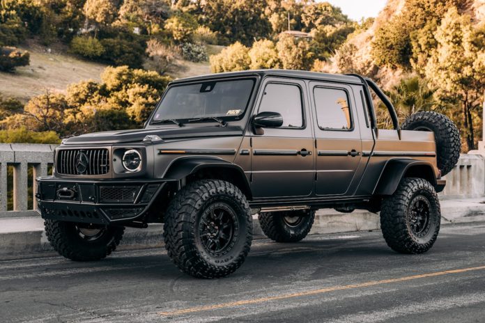 California-Based Specialist Turns Mercedes G-Class Into Epic Portal-Axle Pickup Truck