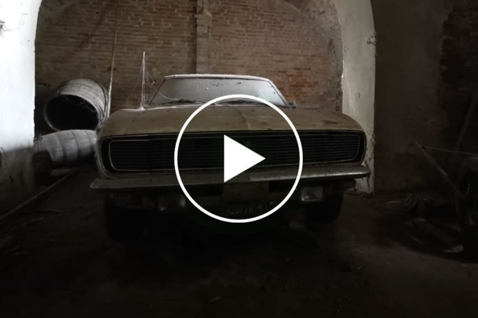 Classic Chevy Camaro RS Found Abandoned In Italian Mansion