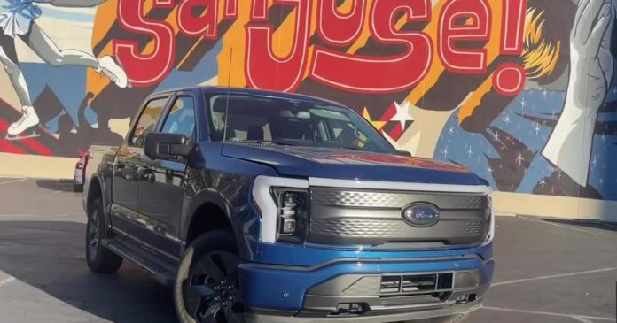 Ford pauses production on its F-150 Lightning truck over 