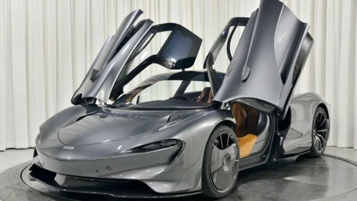 Grey Metallic Over Saddle Brown 2020 McLaren Speedtail For Sale