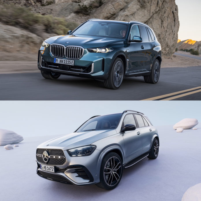 BMW X5 vs Mercedes GLE 1