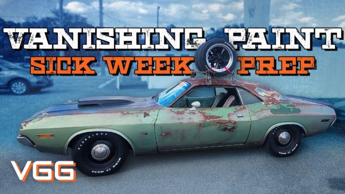 Vice Grip Garage Prepares The Vanishing Paint Challenger For A 1,000 Mile Road Trip On Sick Week.