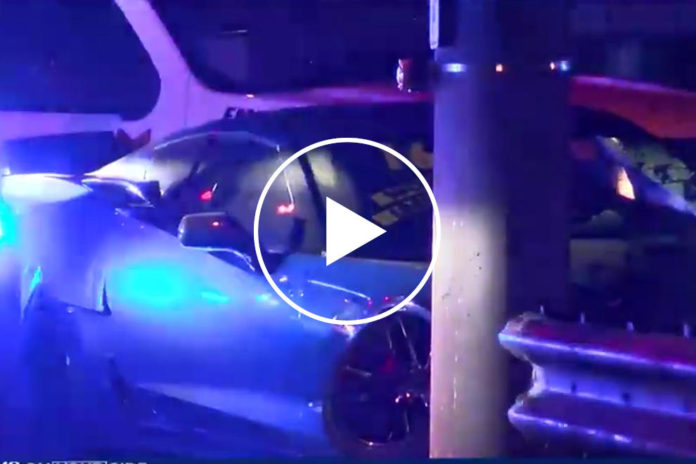 15-Year-Old Kid Wrecks Corvette During Police Chase