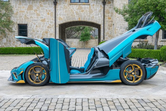 615-Mile Koenigsegg Regera With Over $1M In Upgrades Could Fetch Over $3M At Auction