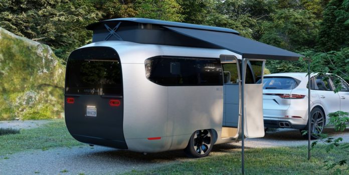 Airstream and Studio F.A. Porsche Reveal the Camping Trailer of the Future