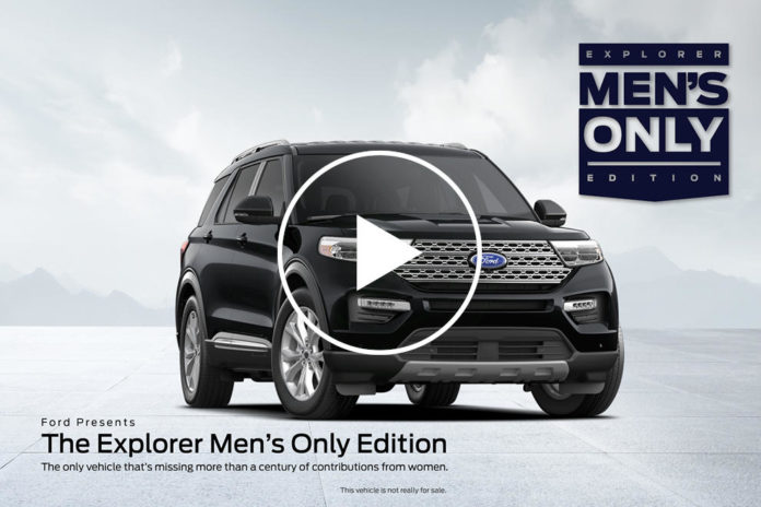 Ford Reveals Men's Only Explorer Special Edition To Celebrate Women's History Month