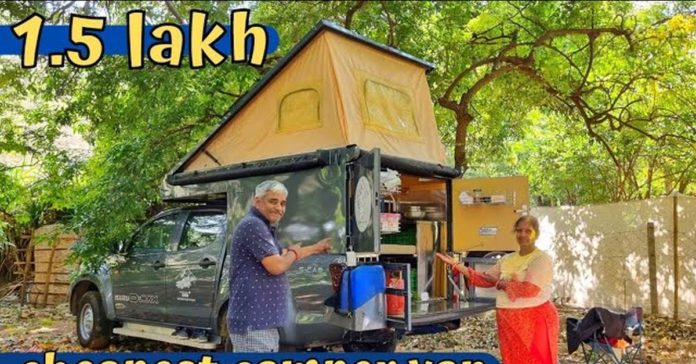 Isuzu D-Max S Cab modified into a camper for just Rs 1.5 lakh [Video]