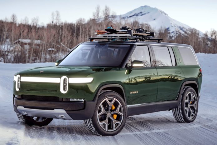 2022-2023 Rivian R1S SUV Front Angle View