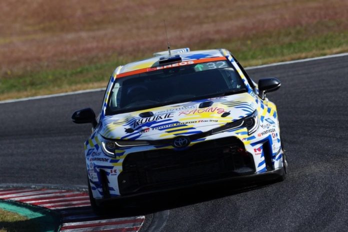 Toyota's Hydrogen-Combustion GR Corolla Race Car Catches Fire