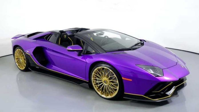 Viola Pasifae Pearl 2022 Lamborghini Aventador Ultimae For Sale