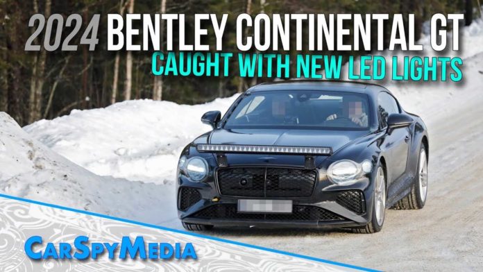 Watch Spy Footage Of The New 2024 Bentley Continental GT