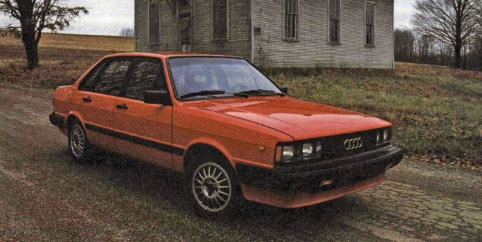 1984 Audi 4000S Quattro: Put Your Mind at Ease