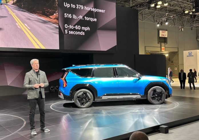 2024 Kia EV9 Makes its NY Auto Show Debut - The Detroit Bureau