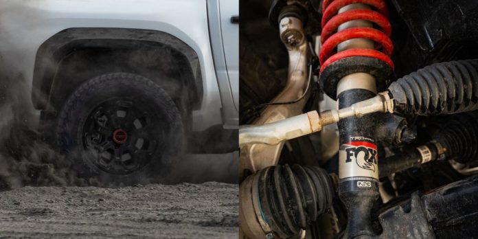 2024 Toyota Tacoma TRD Pro Teases Fox Racing Shocks, Disc Brakes