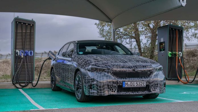 BMW Shows Off The Upcoming i5 In Testing