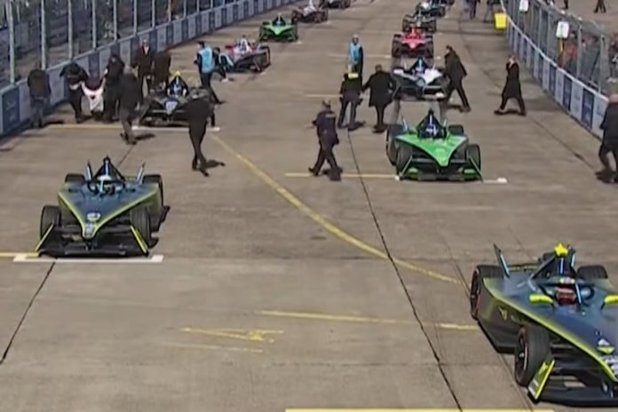 Climate Change Activists Stage Dumbest Protest Ever At German Formula E Race