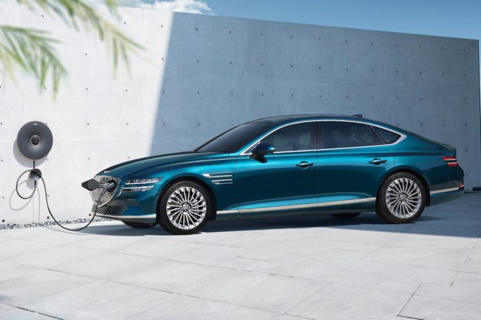 2023 Genesis G80e Charging Point