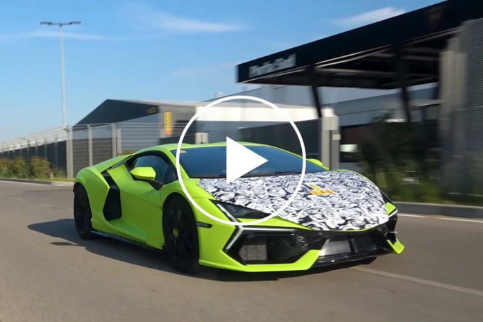 Lamborghini Revuelto Spied On The Road For The First Time