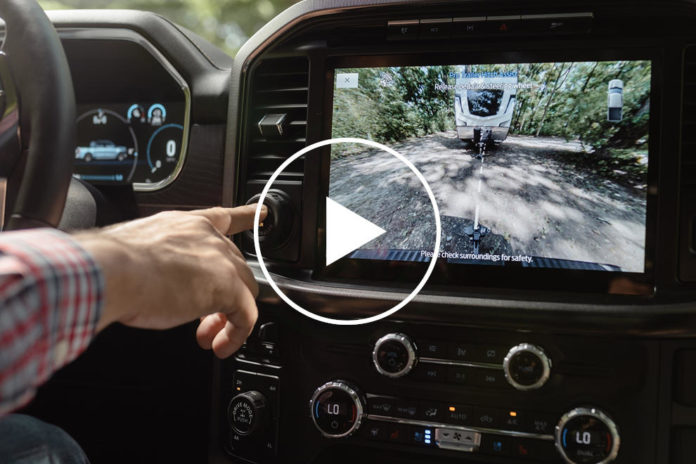 Never Worry About Hitching A Trailer Again With Ford's New Hands-Free AI System