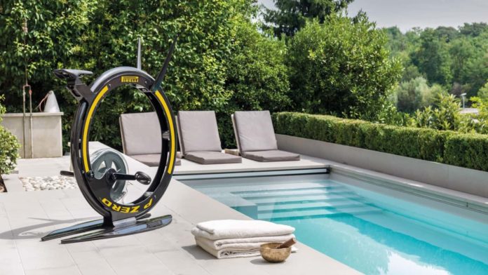 Pirelli Unveils Its Futuristic One-Wheel Ciclotte Exercise Bike