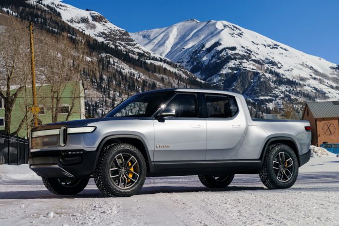 2022-2023 Rivian R1T Truck Front Angle View