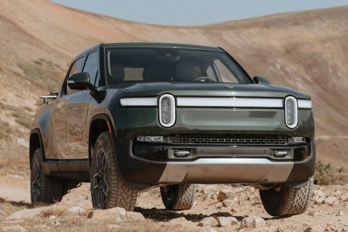 2022-2023 Rivian R1T Truck Front Angle View