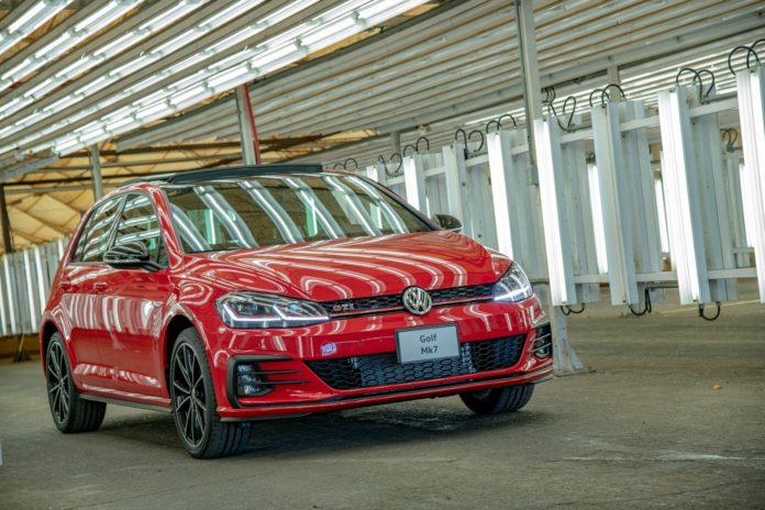 Last VW Golf at Puebla front