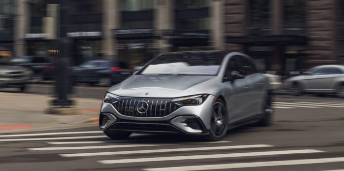 2023 Mercedes-AMG EQE: Car at a Crossroad