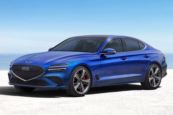 2024 Genesis G70 Gets 300-HP Turbocharged Four-Banger