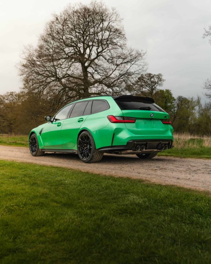 BMW M3 Touring In Individual Fame Green Doesn't Go Unnoticed