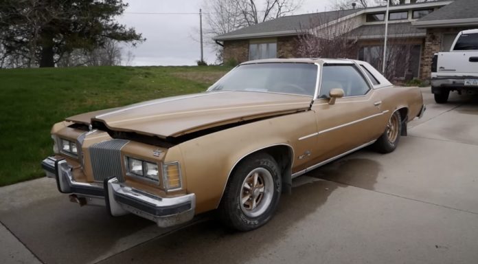 Grand Pile: Pole Barn Garage Does Their Best To Make This ’76 Grand Prix Roadworthy!