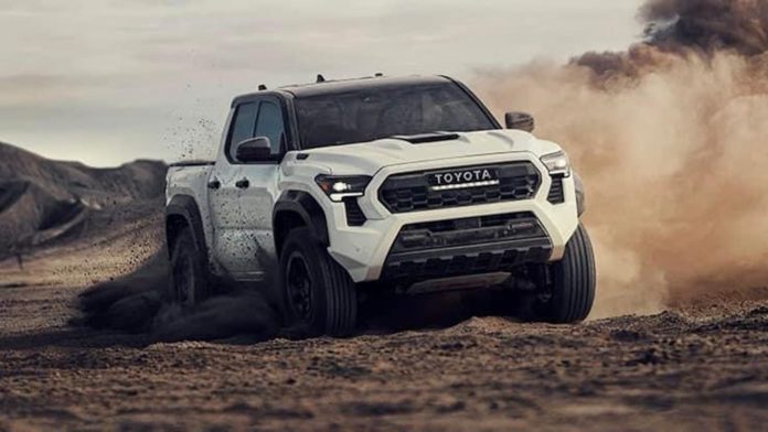 Leaked Image Reveals 2024 Toyota Tacoma “In All its Glory” - The Detroit Bureau