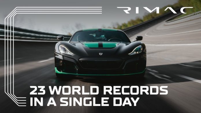 RIMAC NEVERA SETS 23 PERFORMANCE RECORDS IN A SINGLE DAY INCLUDING 0-249-0!